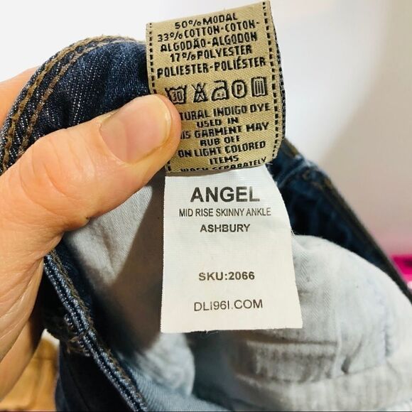 DL1961 Angel Mid-Rise Skinny Ankle Jeans - Picture 7 of 11